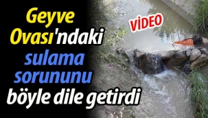 Geyve Ovası'nda sulama sorunu
