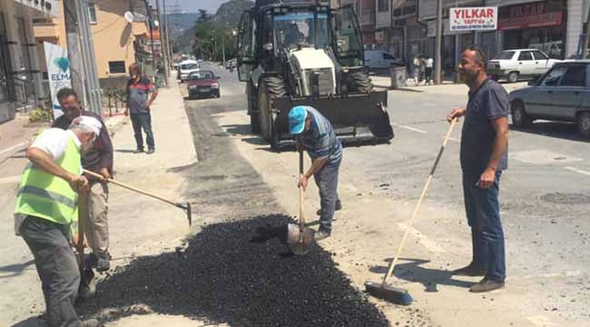 Geyve Tepecikler'de asfalt kaplama