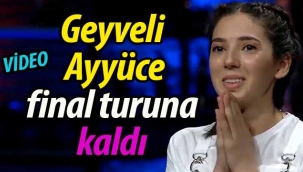 Geyveli Ayyüce, MasterChef'te final turuna kaldı