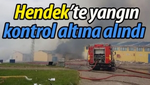 Hendek'te yangın kontrol altına alındı