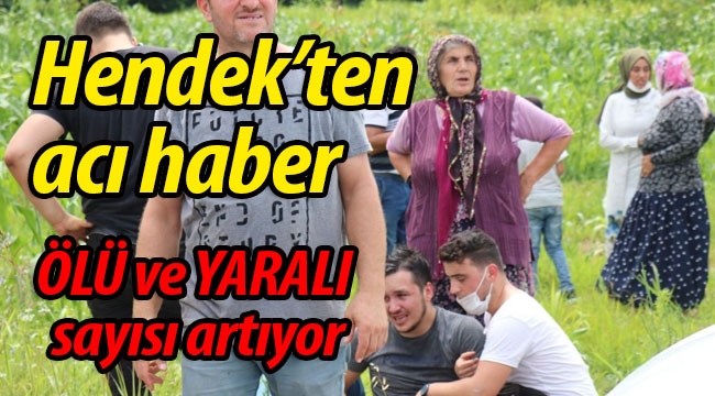 Hendek'ten acı haberler geliyor!