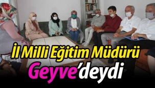 İl Milli Eğitim Müdürü Geyve'deydi