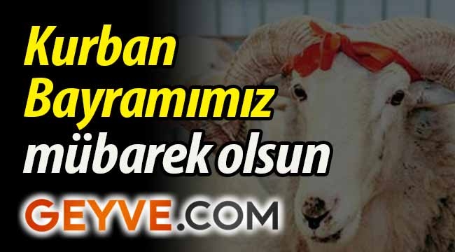 Kurban Bayramımız mübarek olsun!