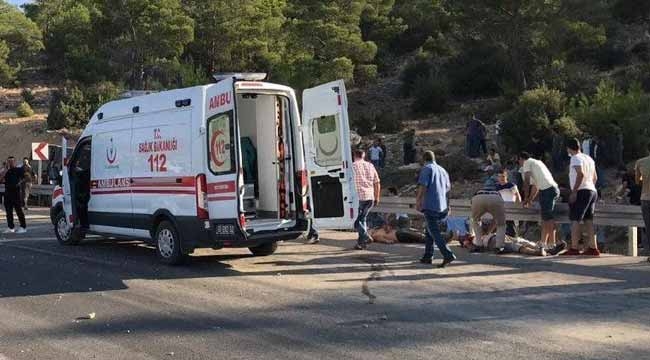 Mersinde askerleri taşıyan otobüs devrildi: 5 şehit