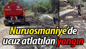 Nuruosmaniye'de ucuz atlatılan yangın!