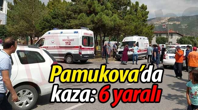 Pamukova'da kaza: 6 yaralı