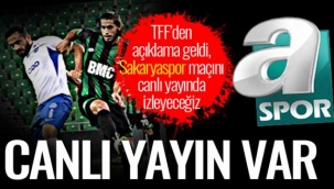 Sakaryaspor'un maçı canlı yayınlanacak!
