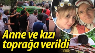 Taraklı'da cinayete kurban giden anne ve kızı toprağa verildi