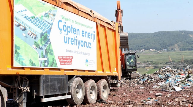 350 ton atık, enerjiye dönüşüyor