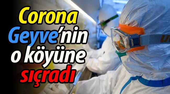 Corona, Geyve'nin o köyüne sıçradı