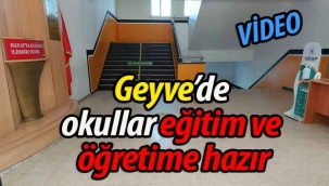 Geyve'de okullar eğitim ve öğretime hazır