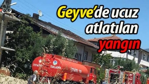 Geyve'de Ucuz Atlatılan Yangın