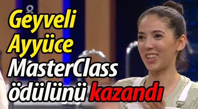 Geyveli Ayyüce, MasterClass ödülünü kazandı