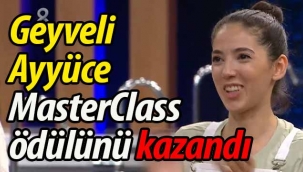 Geyveli Ayyüce, MasterClass ödülünü kazandı