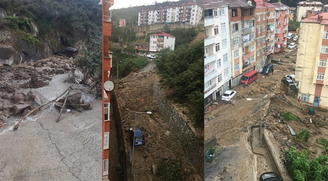 Giresun'da sel felaketi! 