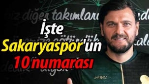 İşte Sakaryaspor'un 10 numarası