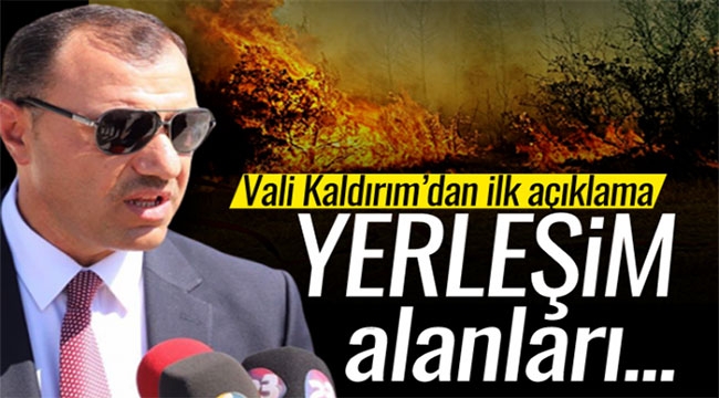 Validen yangın açıklaması: Yerleşim bölgeleri... 