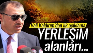 Validen yangın açıklaması: Yerleşim bölgeleri...