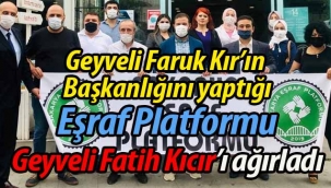 Eşraf Platformu, Geyveli Fatih Kıcır'ı konuk etti