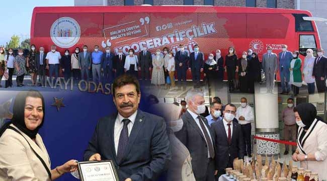 Geyve Ayva Çiçeği Kooperatifi Üyeleri oradaydı