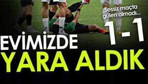 Sakaryaspor evinde yara aldı: 1-1