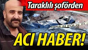 Taraklılı şoför, kazada hayatını kaybetti