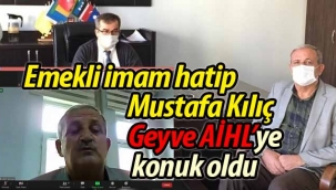 Emekli imam Mustafa Kılıç, Geyve AİHL'nin konuğu idi