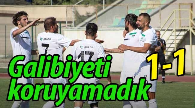 Galibiyeti koruyamadık: 1-1