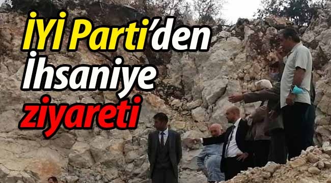 İYİ Parti'den taş ocağı sorunu için İhsaniye'ye ziyaret