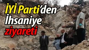 İYİ Parti'den taş ocağı sorunu için İhsaniye'ye ziyaret