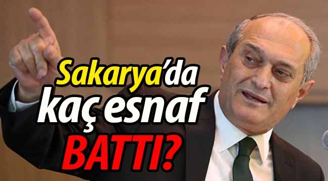 Sakarya'da kaç esnaf kepenk kapattı? 