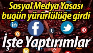 Sosyal medya yasası yürürlüğe girdi. İşte yaptırımlar!
