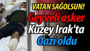 Geyveli asker Kuzey Irak'ta gazi oldu