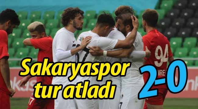 Sakaryaspor tur atladı: 2-0