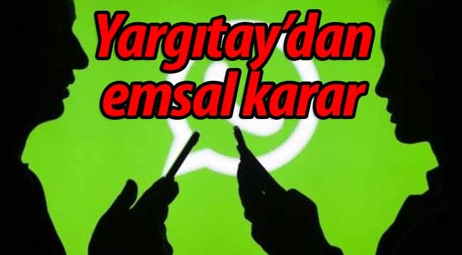 Yargıtay'dan emsal karar