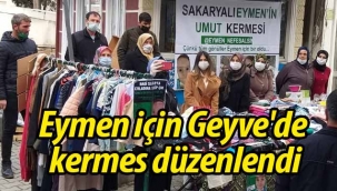 Eymen bebek için Geyve'de kermes düzenlendi