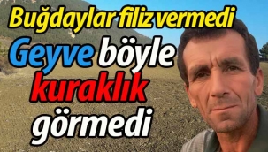 Geyve böyle kuraklık görmedi