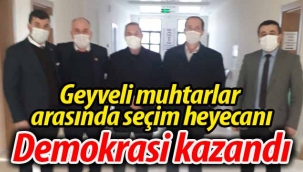 Geyve'de muhtarlar arasında seçim heyecanı