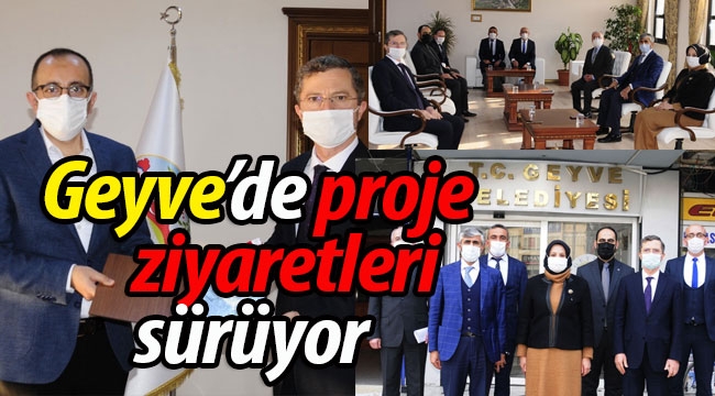 Geyve'de Proje Ziyaretleri Sürüyor