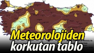 Meteorolojiden korkutan tablo!
