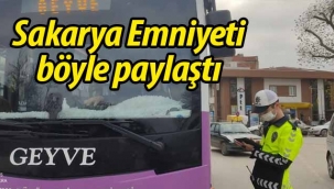 Sakarya Emniyeti, Geyve'den böyle paylaştı
