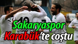 Sakaryaspor, Karabük'te coştu!