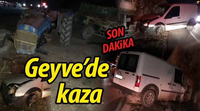 SON DAKİKA! Geyve'de kaza!