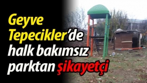 Tepecikler'de halk, bakımsız parktan şikayetçi