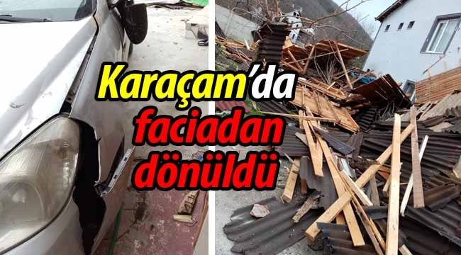 Geyve Karaçam'da faciadan dönüldü! 