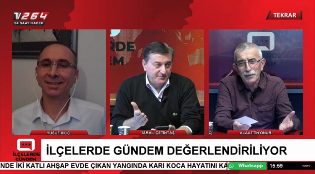 Geyve'nin gündemi TV264'te ele alınıyor