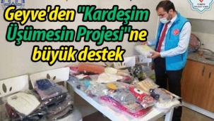 "Kardeşim Üşümesin Projesi"ne Geyve'den büyük destek