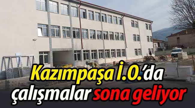 Kazımpaşa İlkokulu'nda çalışmalar sona geliyor