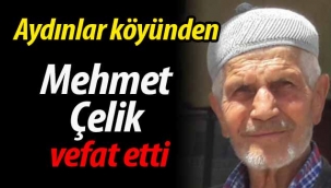 Mehmet Çelik vefat etti
