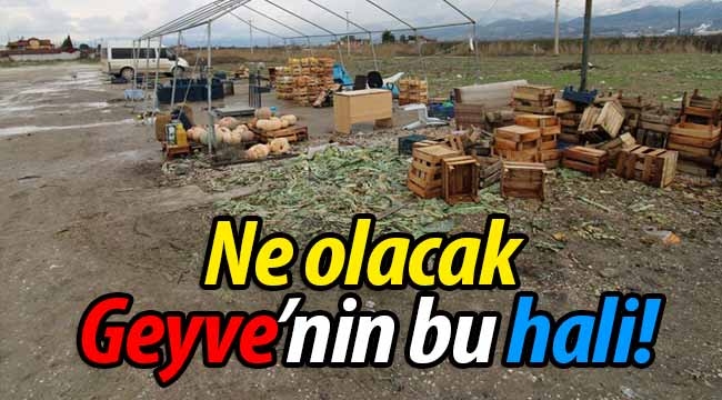 Ne olacak Geyve'nin bu hali!